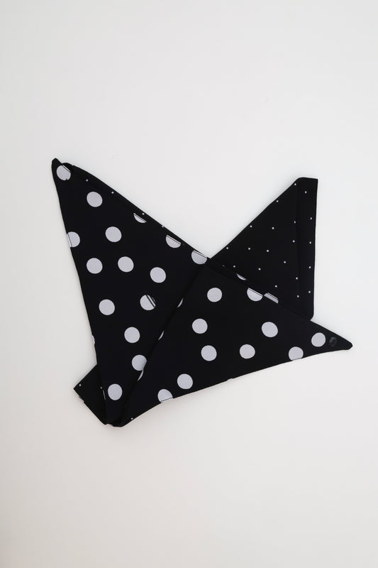 Pañuelo Reverso Negro Dots